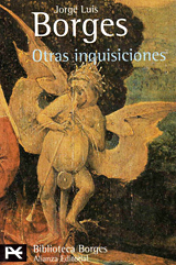 Portada del libro de J.L. Borges, Inquisiciones