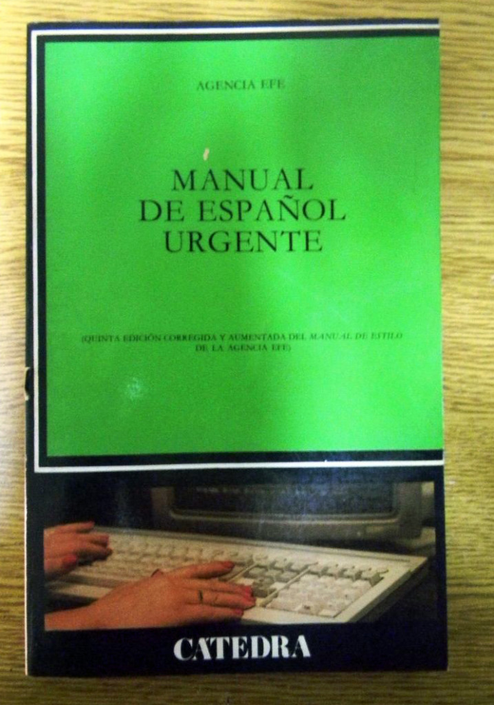 Portada del Manual del Español Urgente